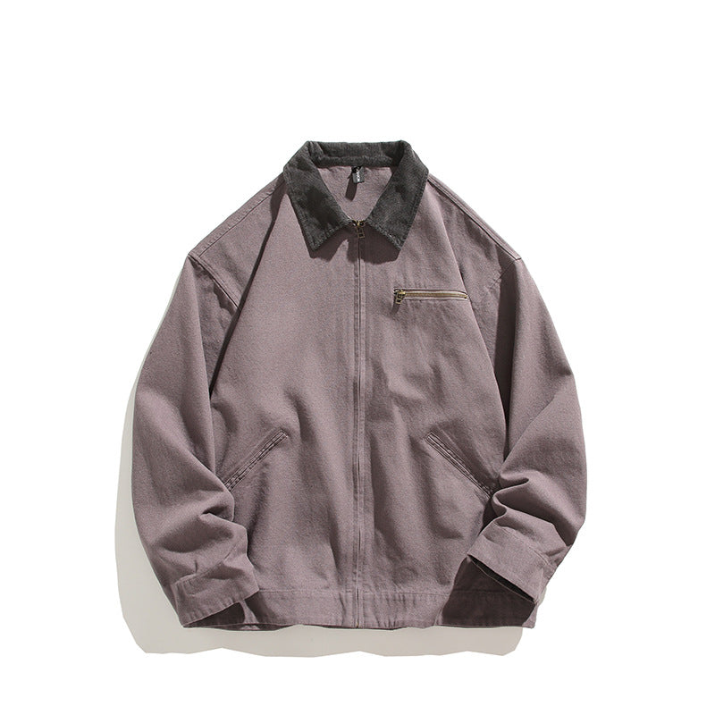 Casual transition jacket for men with sturdy high collar Lune London