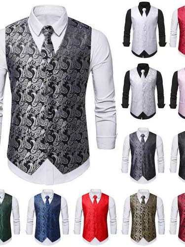 Elegant men's blazer suit set with matching tie and pocket square Amarae