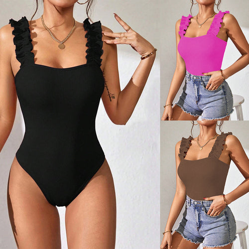 Women's swimsuit with ruffle details and a flattering cut Chic & Stil