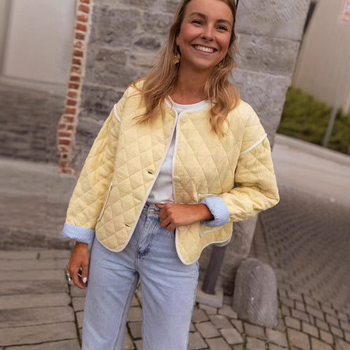 Ladies padded jacket with large pockets Amarae