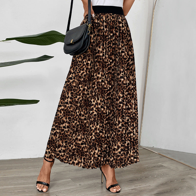 Lune London leopard print maxi skirt for women