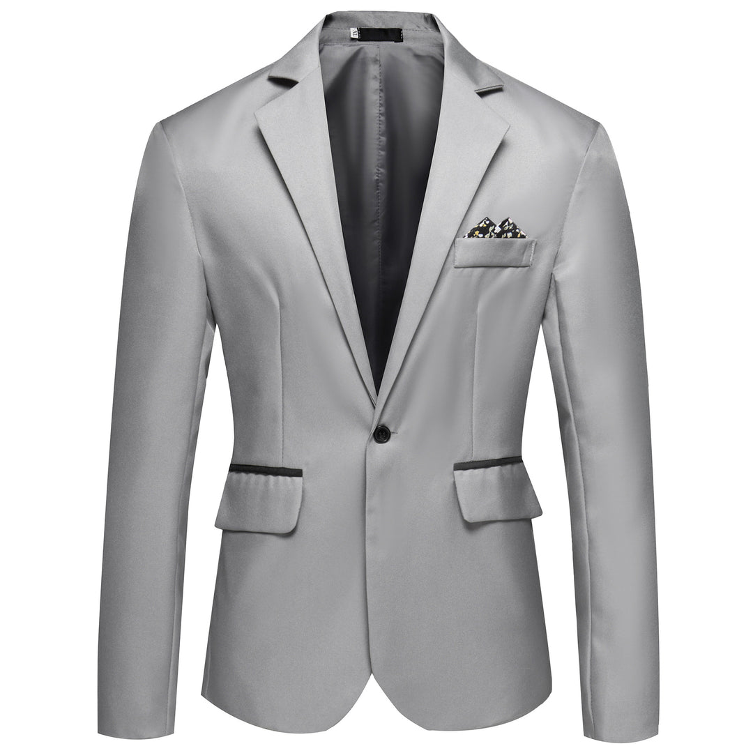 Elegant and modern suit jacket for men with satin finish Lune London