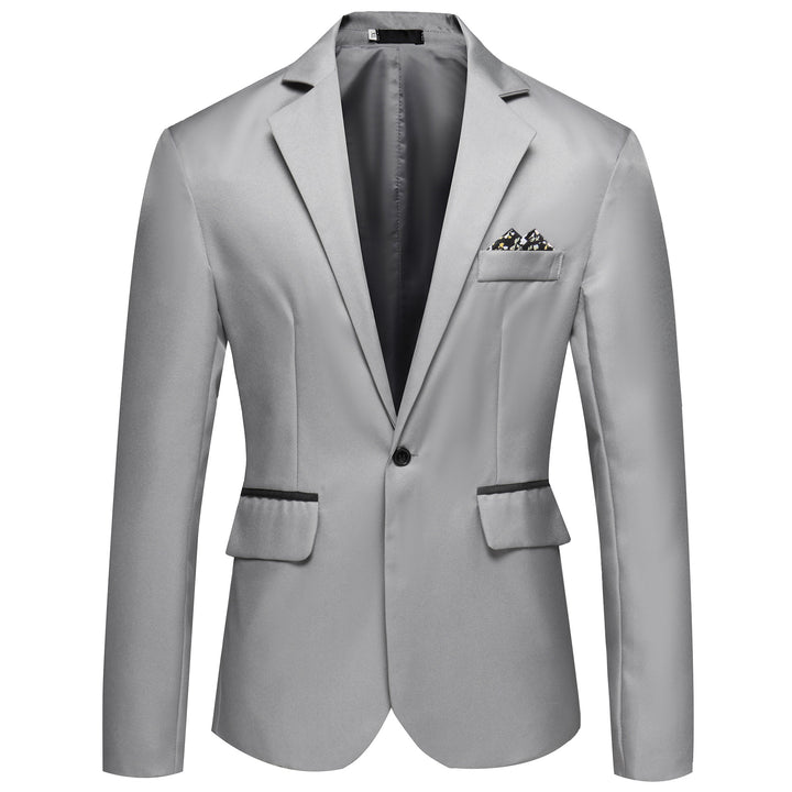 Elegant and modern suit jacket for men with satin finish Lune London