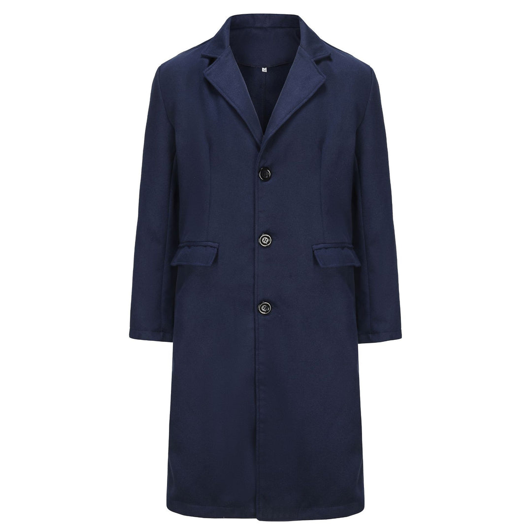Elegant long coat for men made of high-quality material Amarae