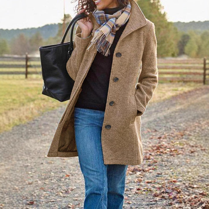 Ladies elegant wool coat Amarae