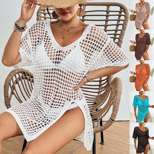Amarae women's mesh knit dress