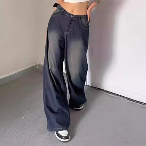 Ladies high waisted relaxed fit jeans Amarae
