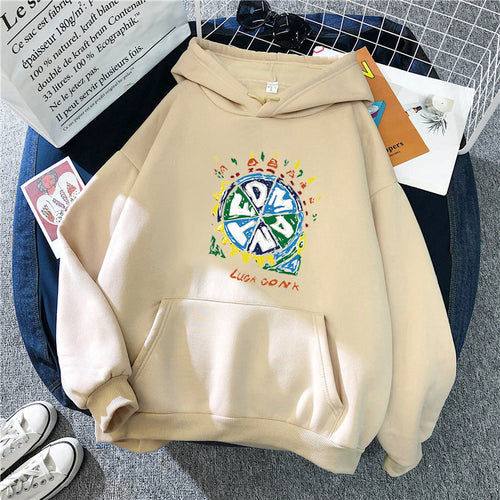 Women's hoodie with creative graphic print Chic & Stil