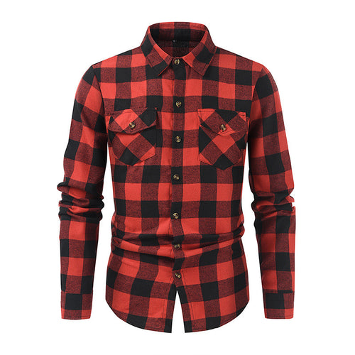 Checkered shirt for men with a stylish cut Amarae
