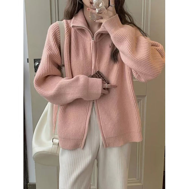 Gilet femme avec fermeture éclair asymétrique Chic & Stil