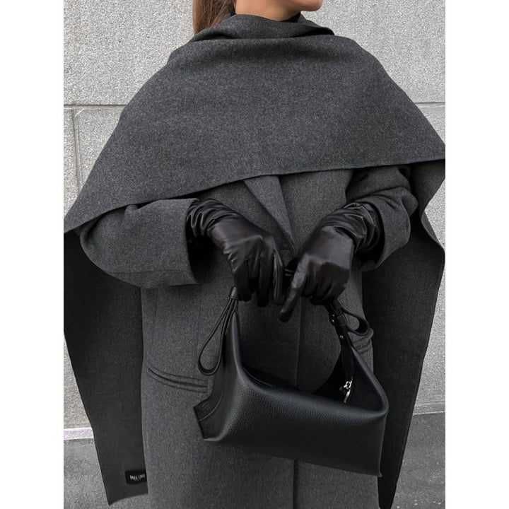 Ladies Coat Capes Elegant in High Quality Wool Blend Lune London