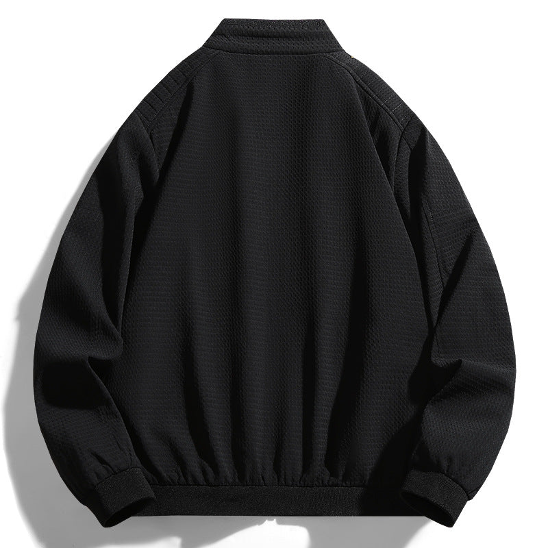 Versatile leisure jacket for men with textured surface Amarae
