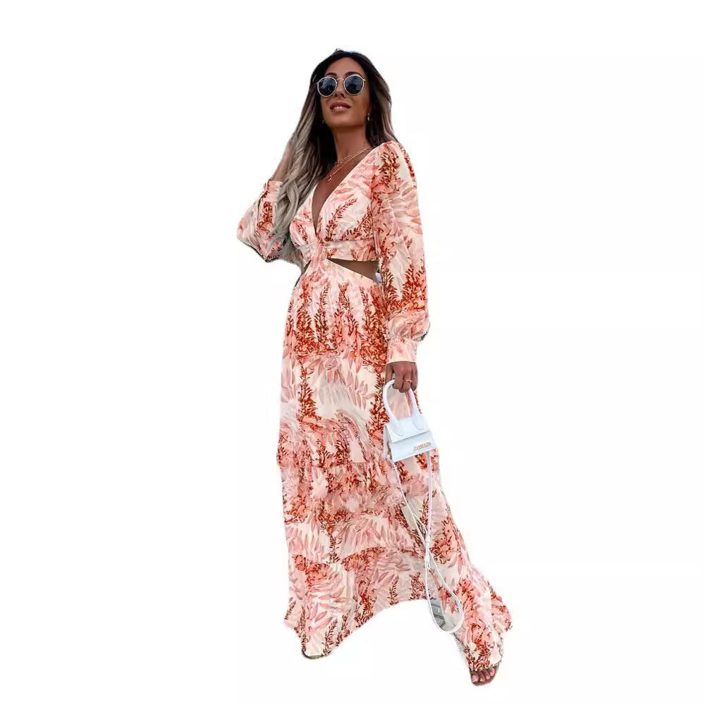 Chic Bohemian Maxi Dress for Women