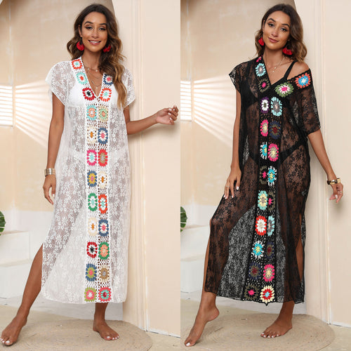 Ladies Lace Beach Cover-Up Kimono Amarae