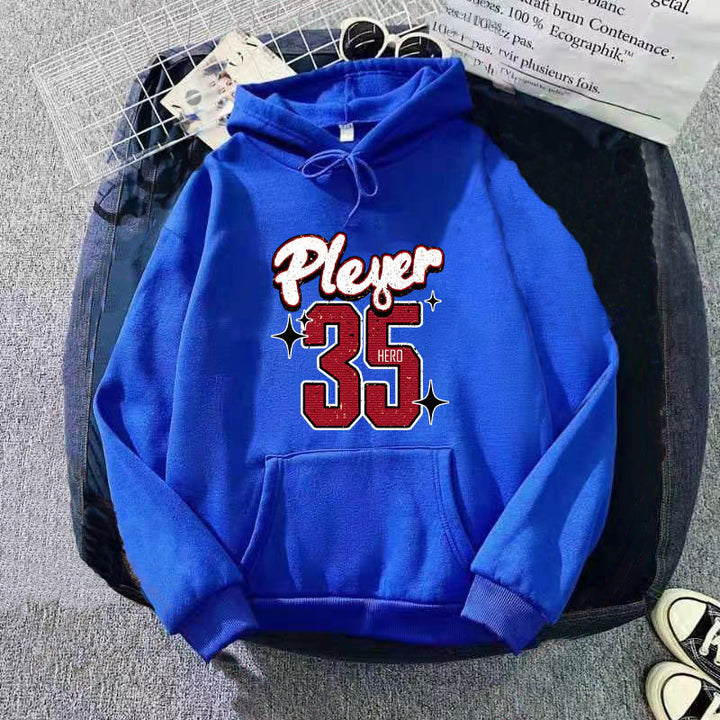 Women's hooded sweatshirt with creative basketball design Chic & Stil