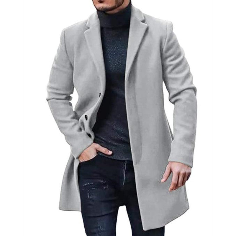 Classic wool coat for men Lune London