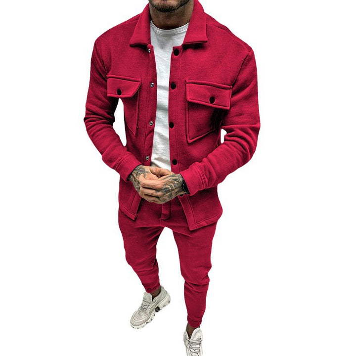 Modern leisure suit for men with practical pockets Amarae