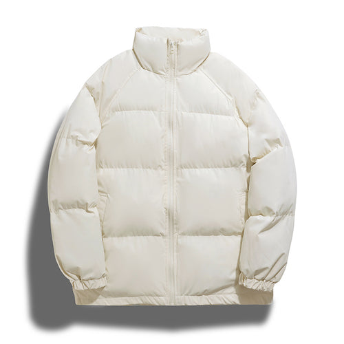 Ladies warm down jacket with high collar and side zip pockets Amarae