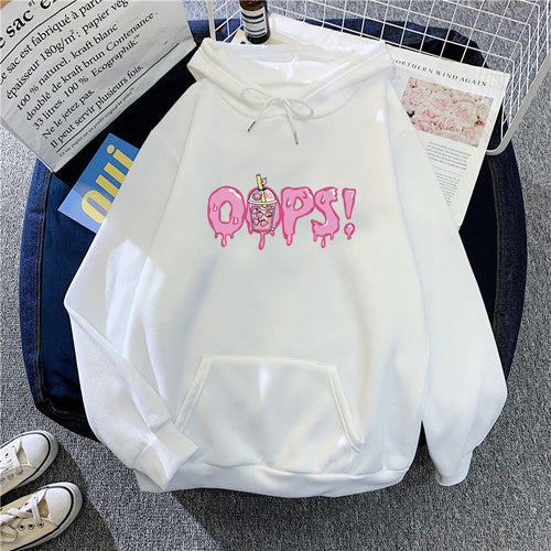 Women's hoodie with eye-catching print Chic & Stil