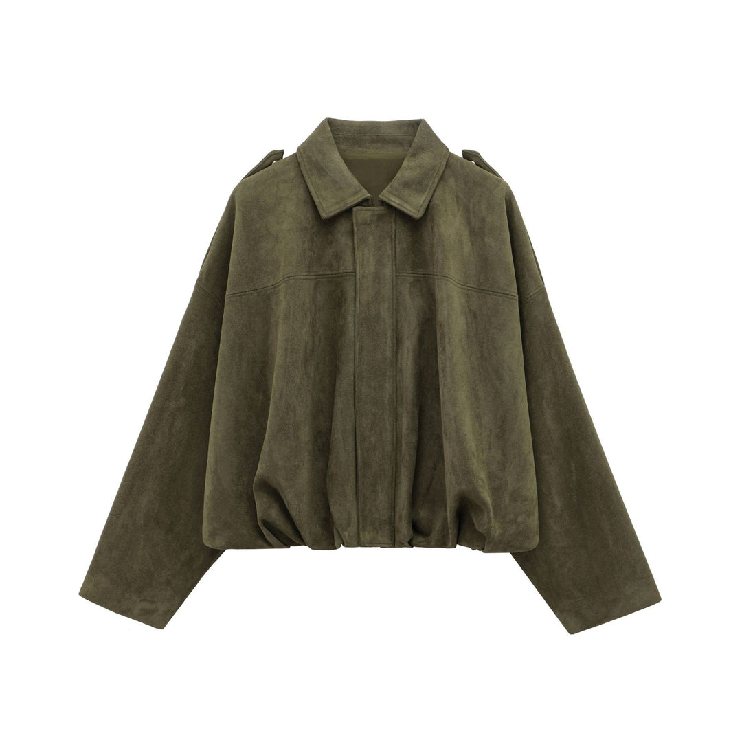 Veste blouson décontractée pour femmes en matériau doux et avec des détails modernes Chic & Stil
