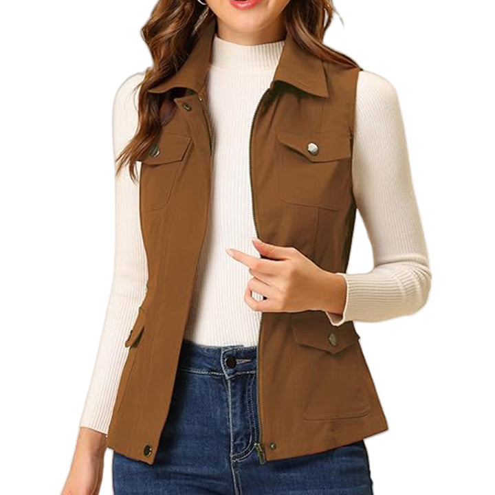 Functional camping jacket for women with pockets and zipper Lune London
