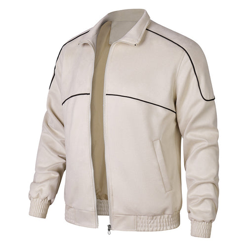 Elegant transitional jacket for men with elastic cuffs Amarae