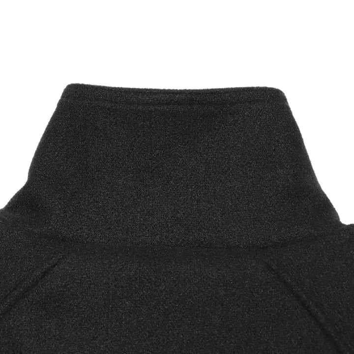 Women Short Double-Breasted Wool Blend Cape Jacket with Stand Collar and Waist Belt Amarae