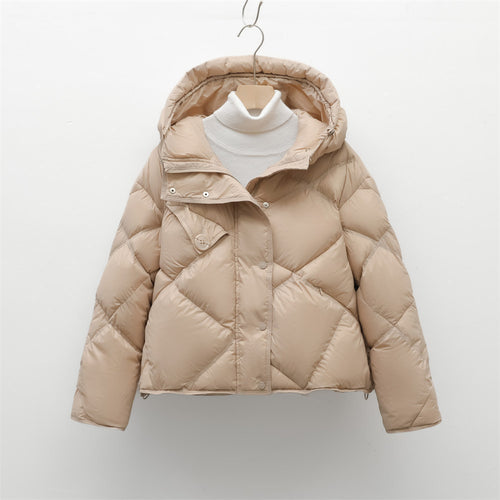 Ladies down jacket with removable hood Amarae