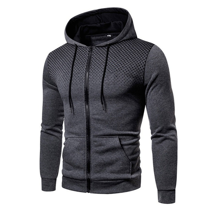 Sports hoodie for men with a stylish zipper and breathable material Lune London