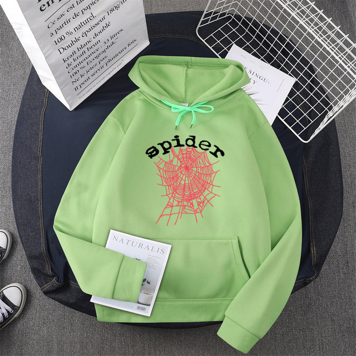 Women's hoodie with creative spider motif Lune London