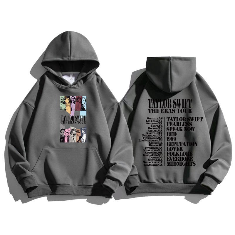 Women's hoodie with artistic motif and inspiring listing Chic & Stil
