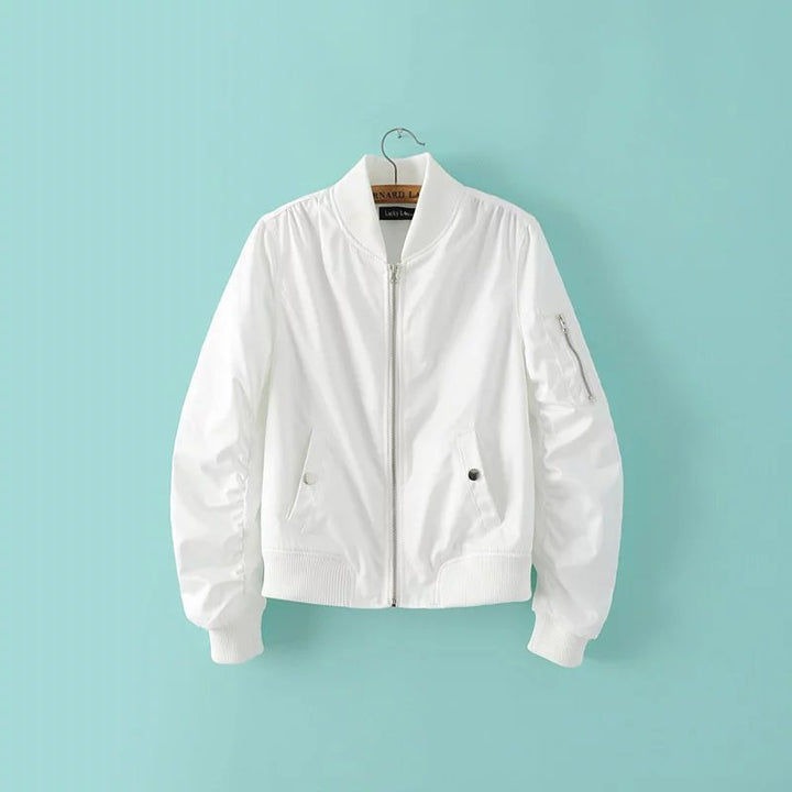 Women's bomber jacket with practical pockets and sporty fit Lune London