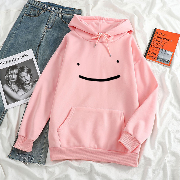 Women's hoodie with casual smiley design Chic & Stil