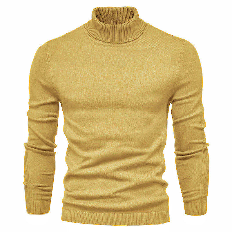 Men's Fashionable Turtleneck Sweater Made Of Fine Merino Wool Lune London