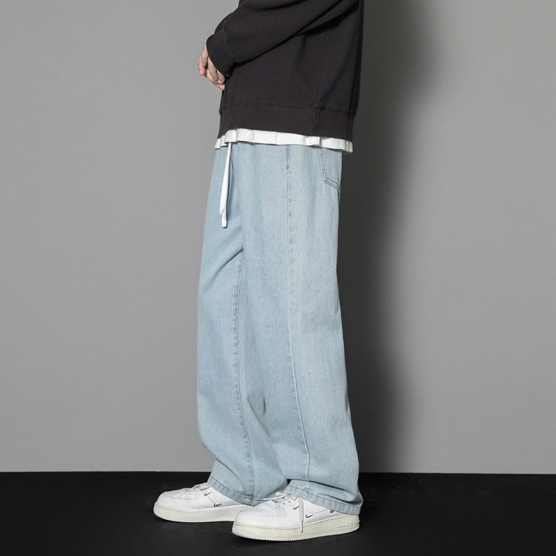 Ladies Loose Denim Pants Lune London