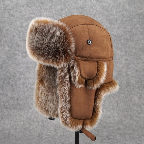 Women's winter hat with fur-lined ear protection Amarae