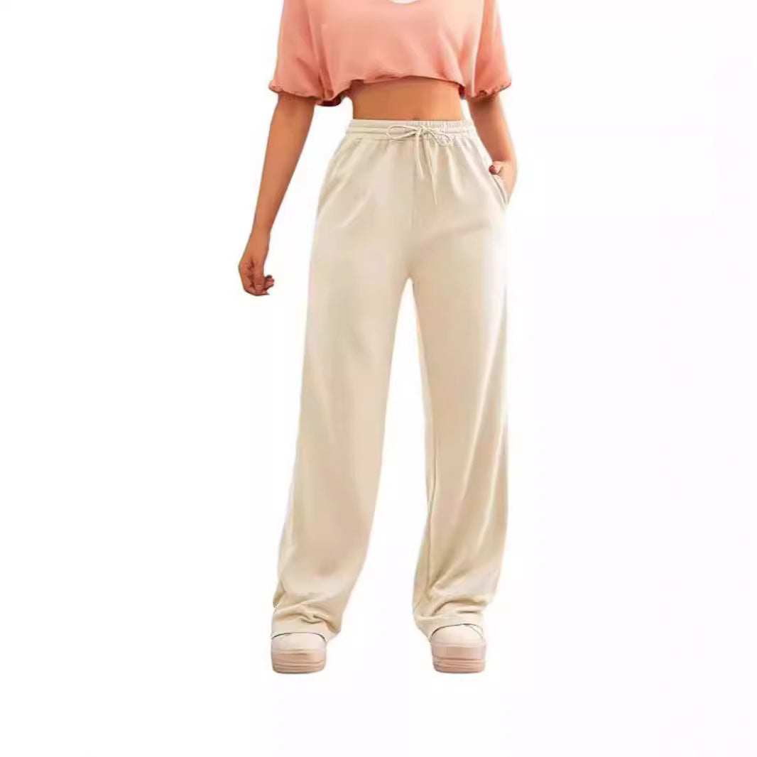 Women's loose-fitting leisure pants made of comfortable sweat material Chic & Stil