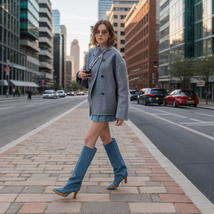 Amarae oversized fashion coat for women