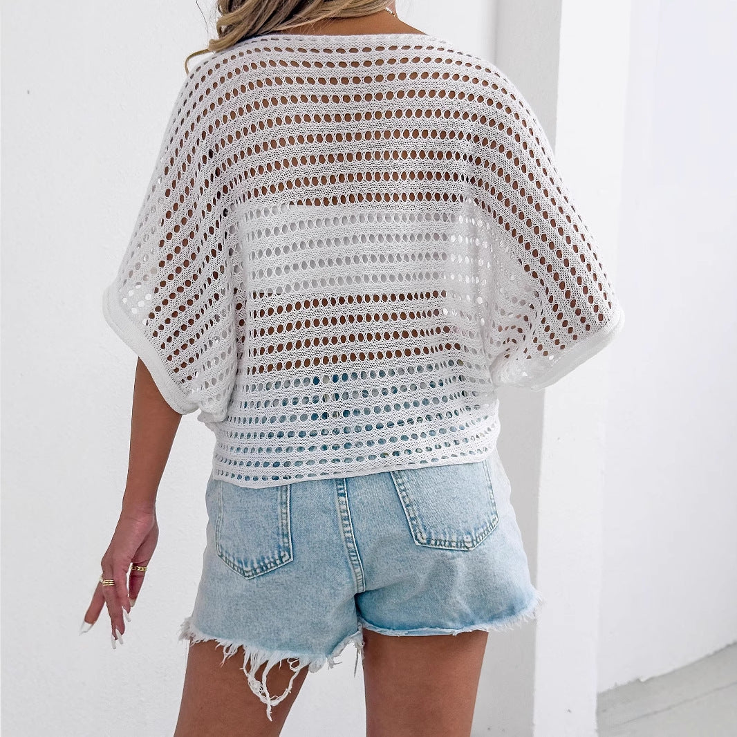 Chic Crochet Beach Top for Women