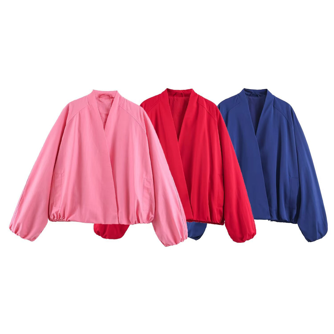 Women's lightweight kimono blouse with flowing balloon sleeves Amarae