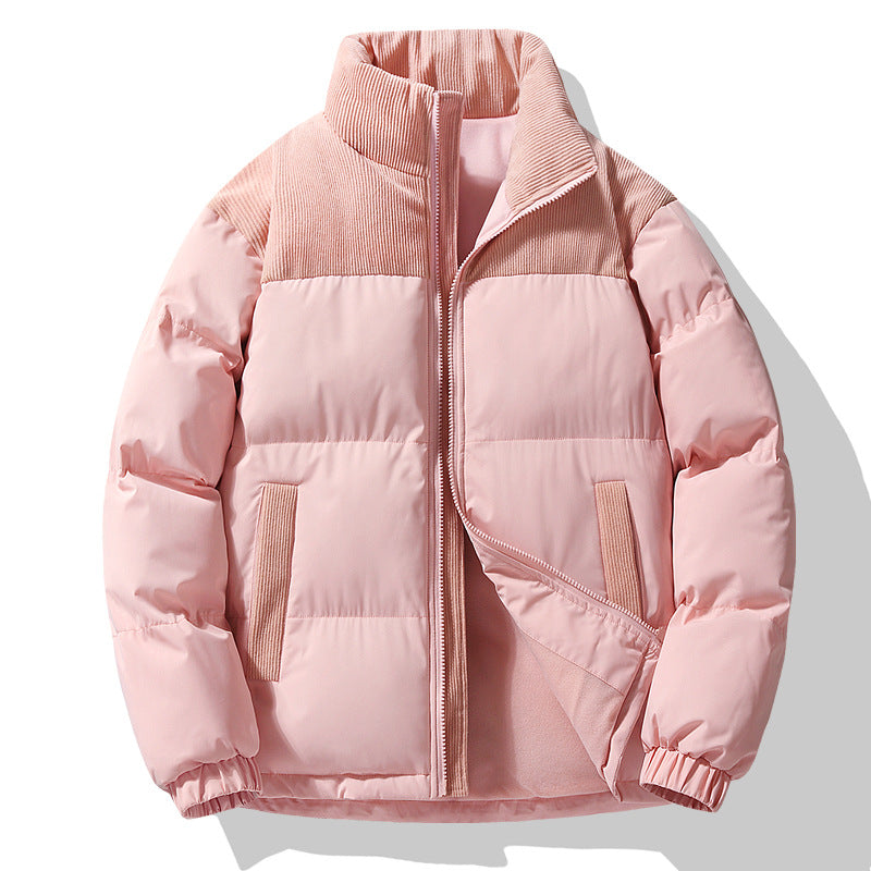 Women's quilted jacket with cord inserts, padded thermal filling and stand-up collar Amarae