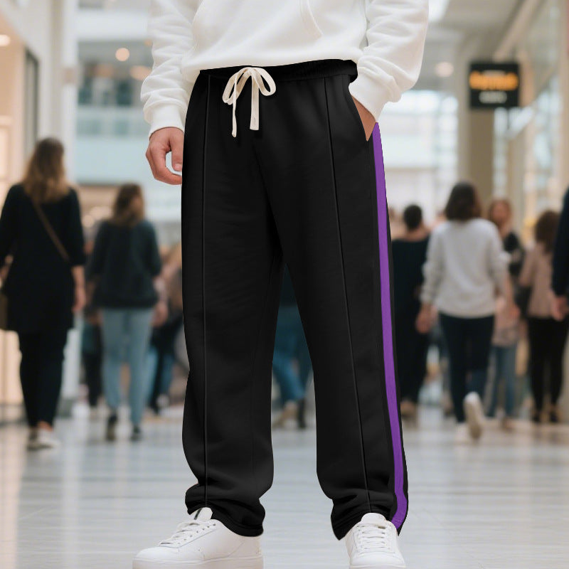 Men's sports pants with contrast stripes on the sides Lune London
