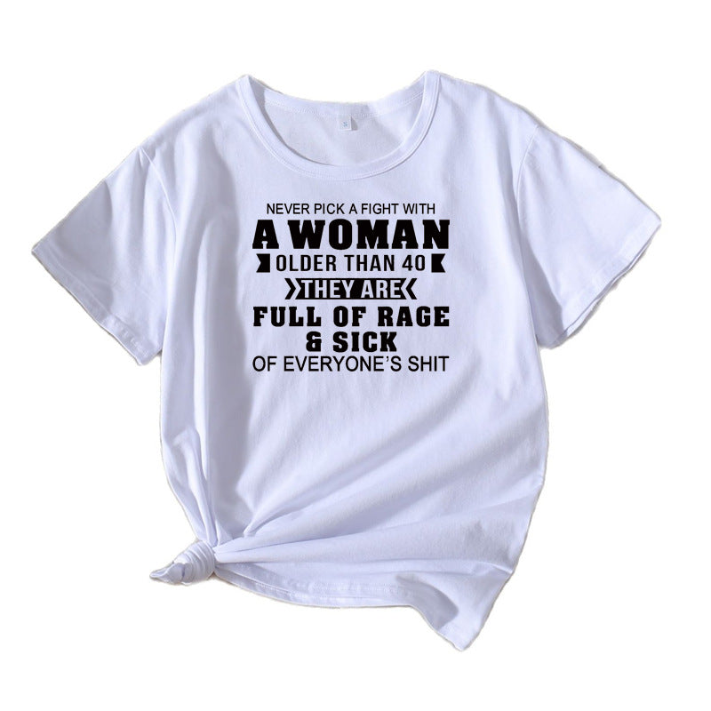 Women Comical Statement T-shirt Lune London