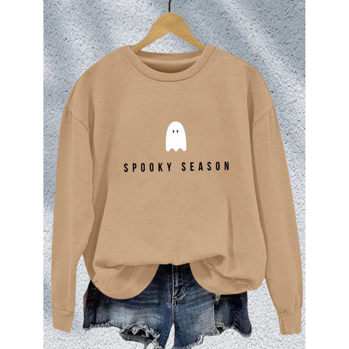 Women's sweatshirt with casual spooky design and soft inner fleece Lune London