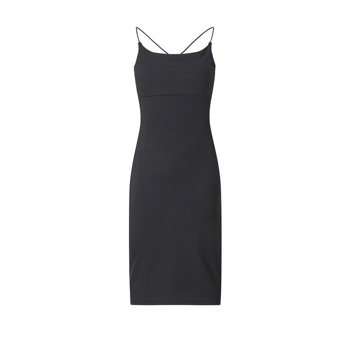 Elegant midi dress for women with side slit Lune London