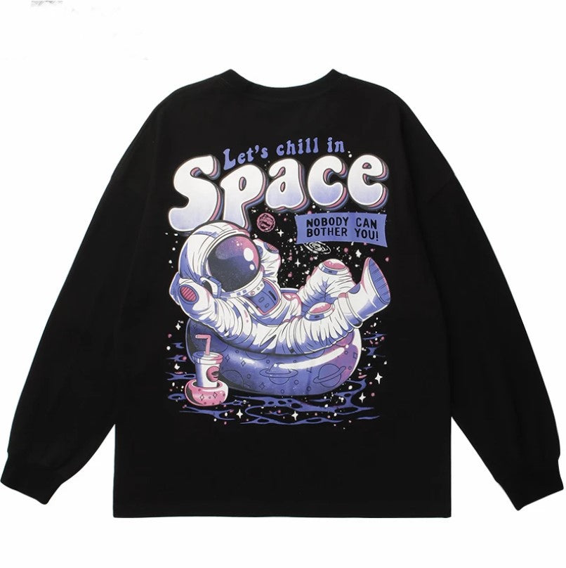 Women's sweatshirt with creative astronaut design Amarae
