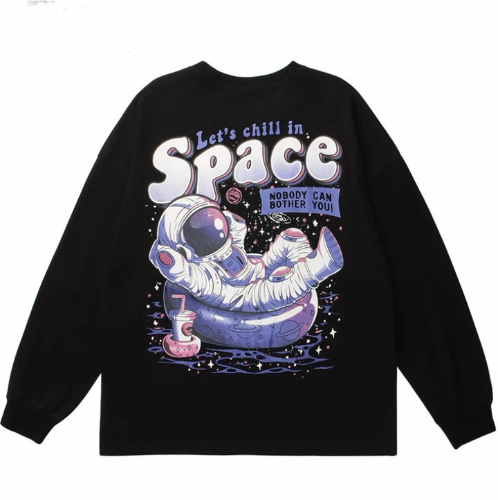 Women's sweatshirt with creative astronaut design Amarae