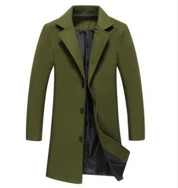 Amarae | Men's Elegant Wool Coat with Modern Cut and Warm Interior