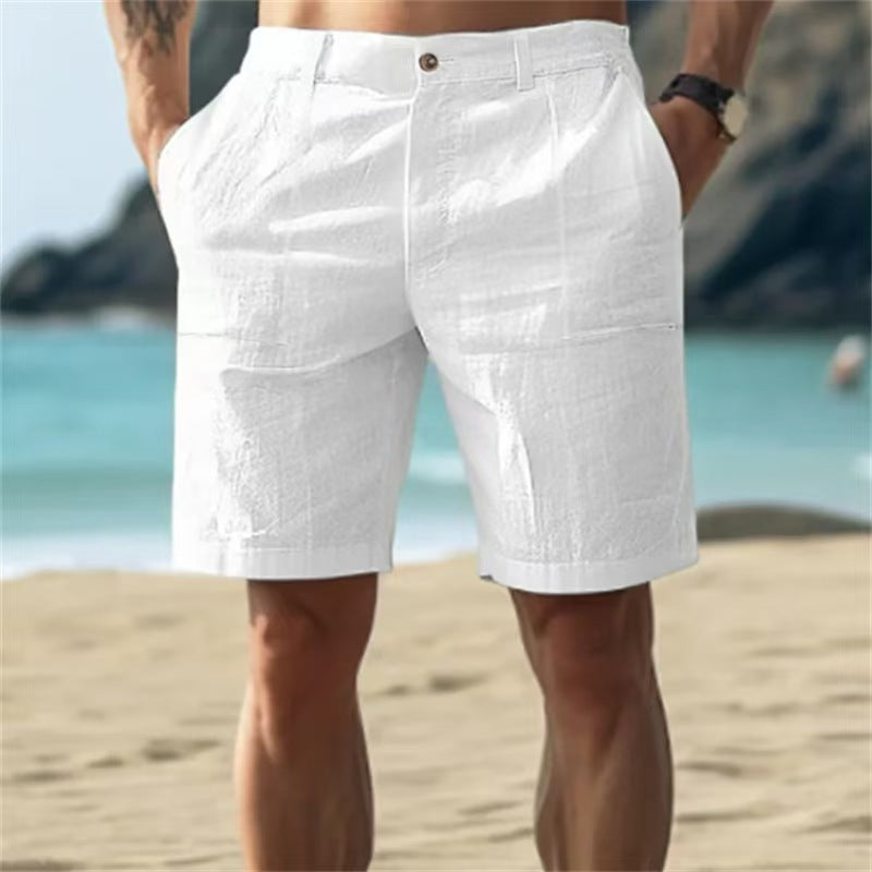 Men's swim shorts with quick-drying material and practical side pockets Lune London
