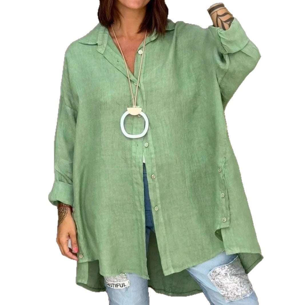 Blouse en lin aéré pour femmes Chic & Stil